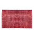 7X10 Feet . Red Color Antique Rug , Turkish Hand KNotted Rug , Plain Looking Rug , No Repeair Perfect Condition