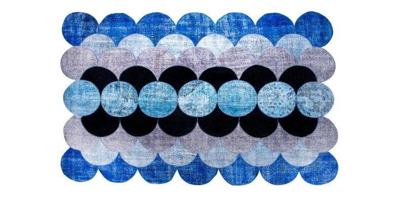 7x10 Feet . Custom Design Patchwörk  Rug , Oversize Area Rug , Made to Order