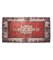 6X10 Feet . Turkish Hand KNotted  Area Rug , Hand Made Rug , Overdyed Pastel Color Rug , No Repeair Perfect Condition Rug 