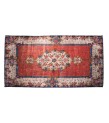 6X10 Feet . Turkish Hand KNotted  Area Rug , Hand Made Rug , Overdyed Pastel Color Rug , No Repeair Perfect Condition Rug