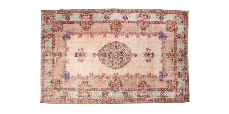 5x8 Feet . Luxury Madallion  Pattern  Multi  Color Rug , Hand Made Antique Rug , Anatolian  Rug , No Repeair Perfect Condition