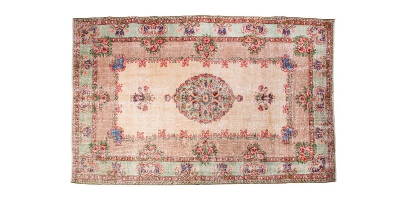 5x8 Feet . Luxury Madallion  Pattern  Multi  Color Rug , Hand Made Antique Rug , Anatolian  Rug , No Repeair Perfect Condition 