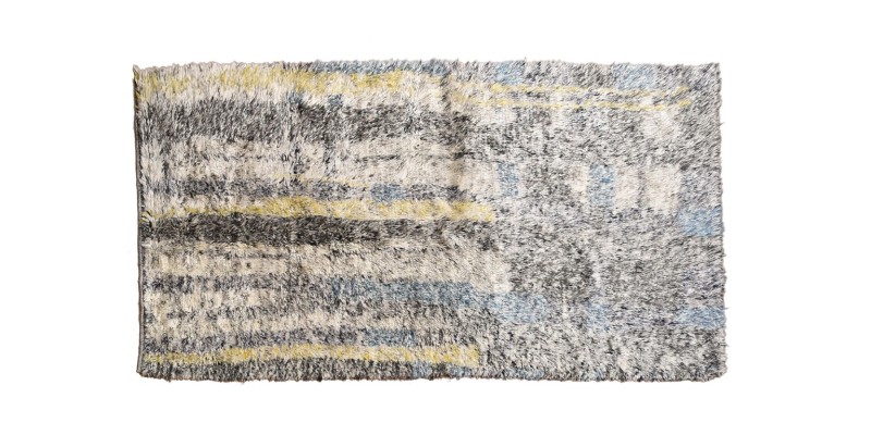 5X8 Feet . Modern Carpet, Turkish Shaggy Tulu rug ,handmade shaggy rug , Multi  details Colors high Pile Designer rug
