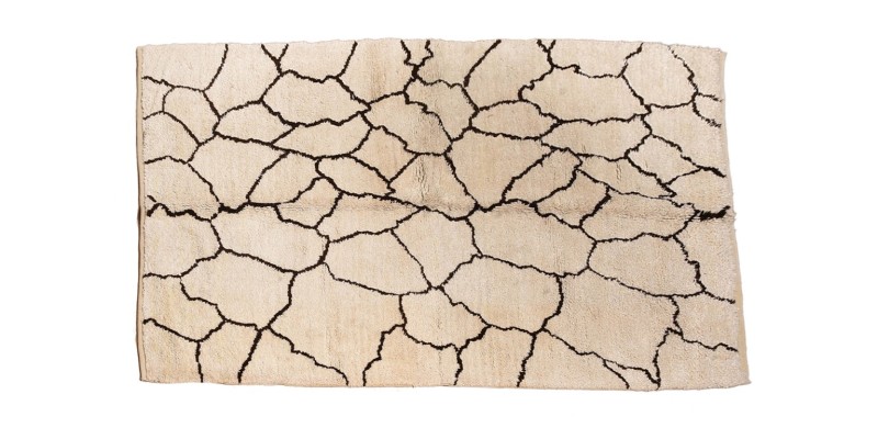 6X8 Feet . Modern Carpet, Turkish Shaggy Tulu rug ,handmade shaggy rug , Beige Colors , high Pile Designer rug