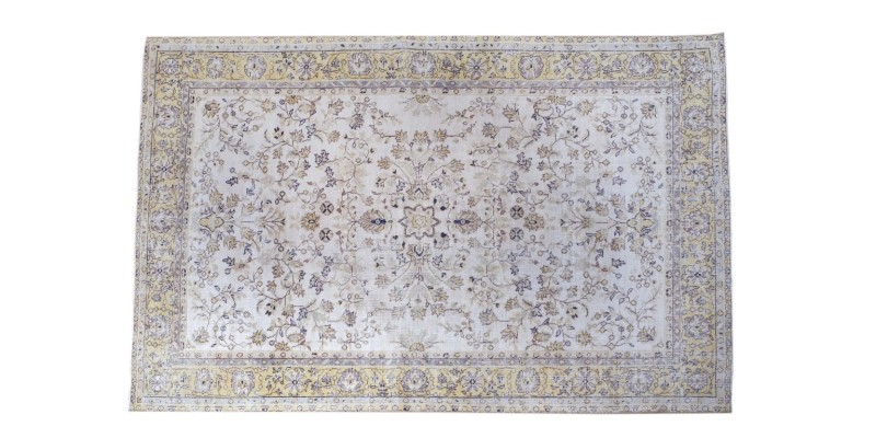 6.7 X 9.5 Feet . All Overs Flowers PAttern Rug , Multi Color Vitnage Rug , Antique Luxury Living Room Rug