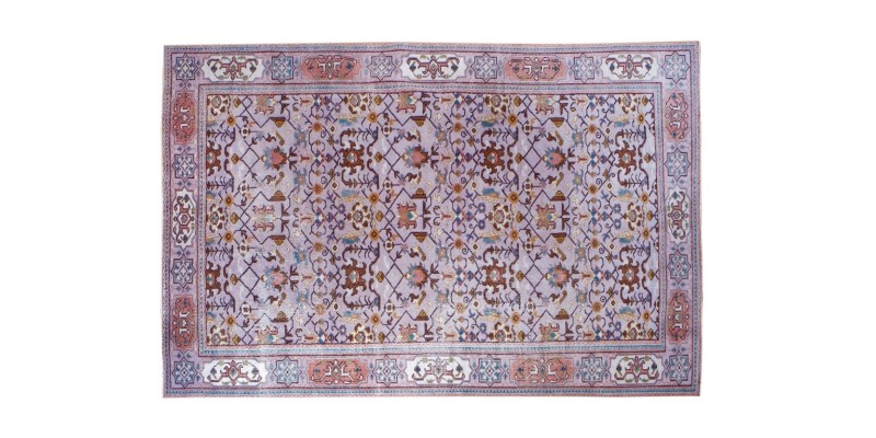6.7 X 10.2 Ft.. 200x310 cm  Multi Color Living Room Rug , Hand Knotted , Mid-Country Rug , Very good situation, Bedroom Rug