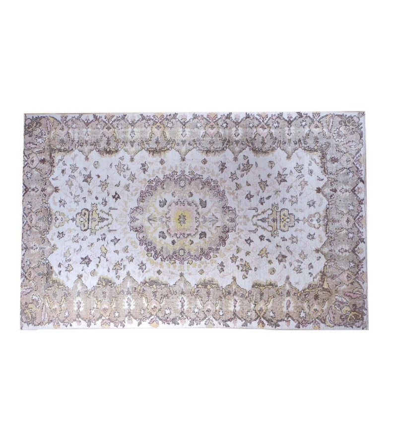 6x10 Feet . Turkish Area Rug , Madallion Rug ,Hand Knotted Mid-Country Rug , Antique Area Rug , Luxury Living Room Rug , No Repeair Perfect Condition