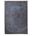 5.7 X 9.4 Ft.. 170x285 cm Turkish Rug , Vintage Hand Knotted Rug , Gray Color Madallion Pattern Rug , No repeair Perfect Condition 