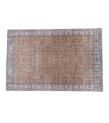 6.8 X 10 Ft.. 204x305 cm Antique Living Room Rug , Turkish Hand Knotted Rug ,Brick Colors Rug ,  No Repeair Perfect Condition