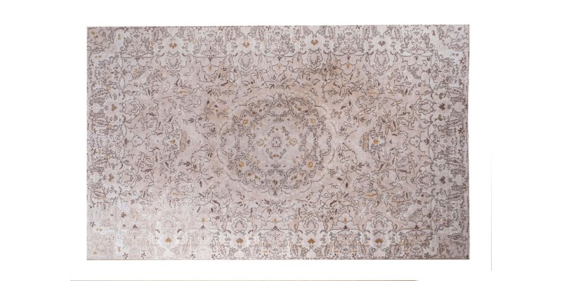 6 X 10 Feet .  Turkish Hand Knotted Antique Rug , Light Color No Repeair Perfect Condition Rug ,  Mid-Coundry  Oushak Overdyed Rug