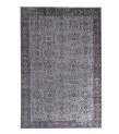 5.11 X 9.3 Ft.. 180x280 cm This is Hand Knotted Rug , Vintage Rug , Gray Color Muted Rug , All over Flowers PAttern Rug 