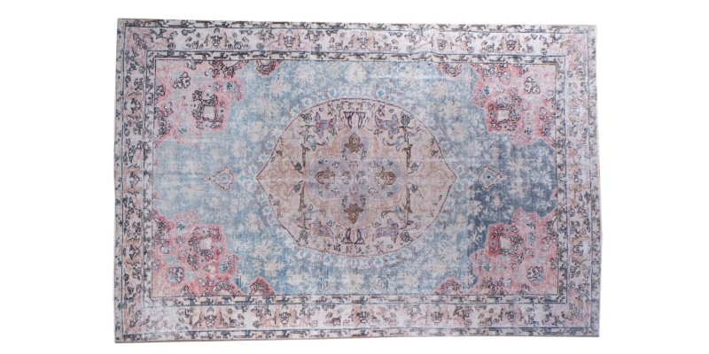 6.5 X 10 Ft.. 195x305 cm Multi  Color Rug , Madallion PAttern Rug   , Hand Knotted Antique Rug , Decoration Rug , Turkish Area Rug