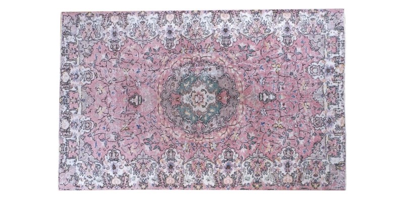 5x8 Feet . 158X244 Cm Turkish Hand KNotted Antique Rug , Rare Piece 1960 Since , Multi Color Rug , No Repeair PErfect Condition