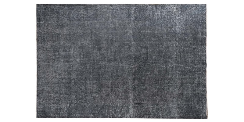 6.3 X 9.1 Ft.. 190x280 cm Living Room Rug  , Turkish Hand Knotted Rug , Anthracite Colors Rug 