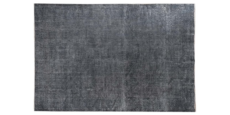 6.3 X 9.1 Ft.. 190x280 cm Living Room Rug  , Turkish Hand Knotted Rug , Anthracite Colors Rug