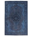 7X10 Feet , Blue Color Antique Rug , Turkish Area Rug , Muted Vintage Color Rug , No Repeair PErfect Condtion Rug