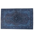 7X10 Feet , Blue Color Antique Rug , Turkish Area Rug , Muted Vintage Color Rug , No Repeair PErfect Condtion Rug