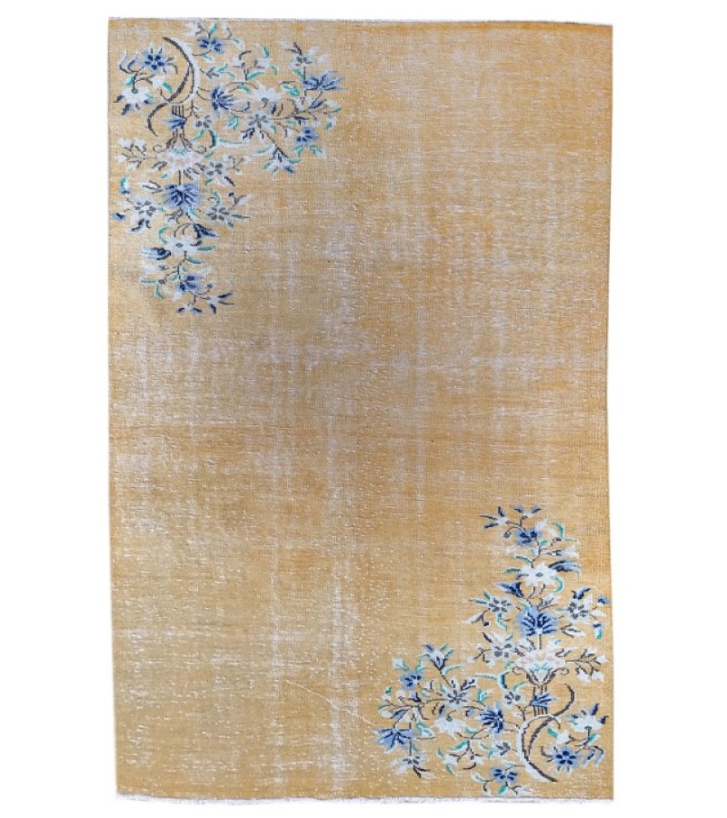 6x10 Feet . Brick  Color Rug , Hand Knotted , Turkish Area Rug ,  Living Room Rug , No Repeair perfect Condition
