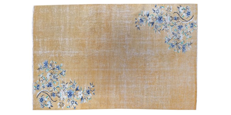 6x10 Feet . Brick  Color Rug , Hand Knotted , Turkish Area Rug ,  Living Room Rug , No Repeair perfect Condition