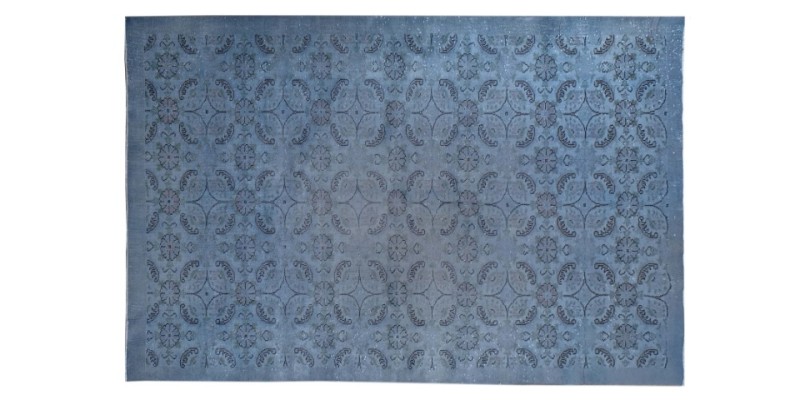 6x9 Gray Blue  Color Rug , Hand KNotted Turkish Rug , Living Room Antique Rug , Anatolian Rug , No Repeair Perfect Condition