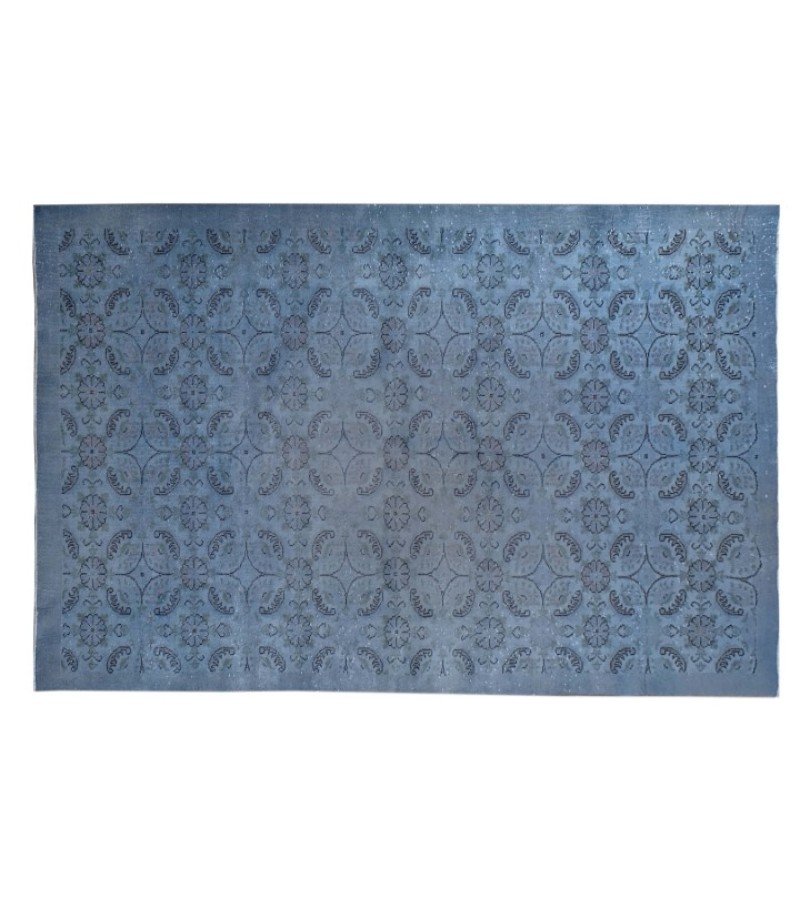 6x9 Gray Blue  Color Rug , Hand KNotted Turkish Rug , Living Room Antique Rug , Anatolian Rug , No Repeair Perfect Condition