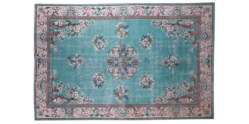 5X9 Feet  Perfect Multi Color Rug , Turkish Hand Knotted Kitchen Rug , Turkish Vintage Rug  , No Repeair PErfect Condtion