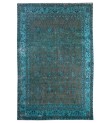 7 X 10 Feet . All over Flower Pattern Rug , Turkish Hand Knotted Living Room Rug , Border Pattern Oushak Rug , No Repeair PErfect Condition