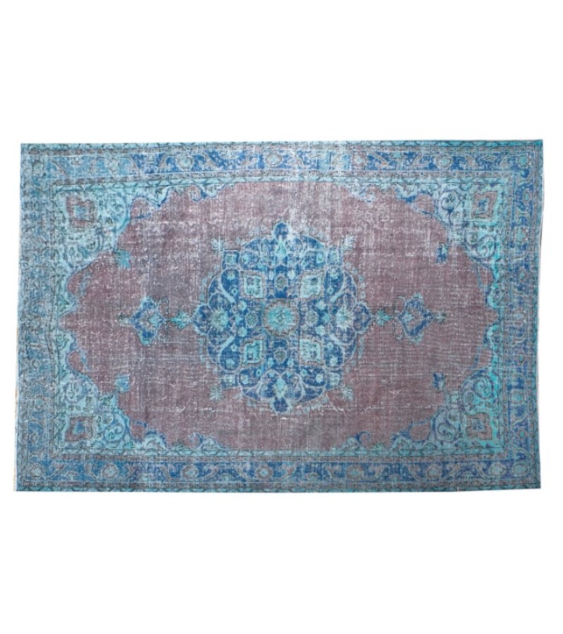 6x10 Feet . Hand Knotted Mid-Country Rug , Antique Area Rug , Two Color Vintage Rug, No Repeair Perfect Condition