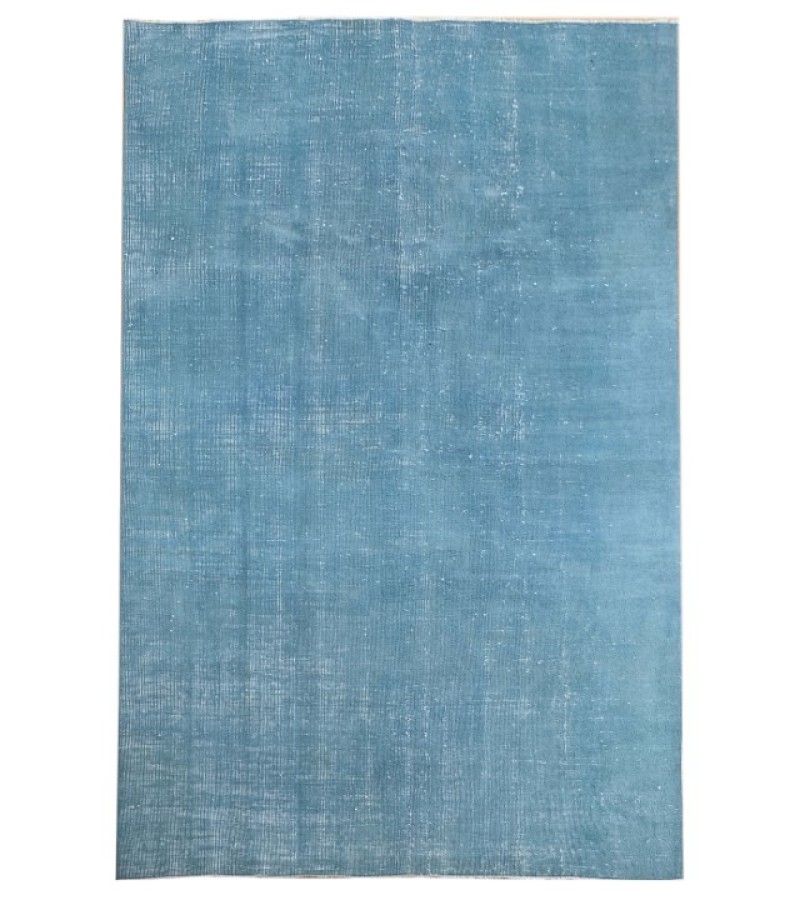 5X8 Feet  . Light  Blue   Color Vintage Rug , Hand Knotted Rug , Antique Muted Rug , No Repeair Perfect Condtion