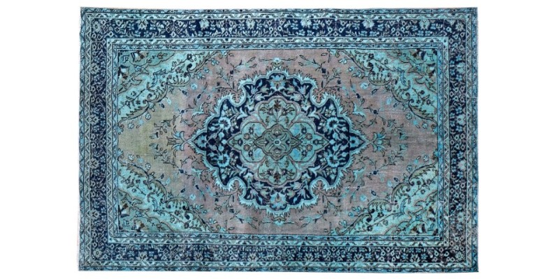 6.5 X 9.2 Ft.. 196x277 cm Two   Color Rug , Madallion PAttern Rug   , Hand Knotted Antique Rug , Decoration Rug , Turkish Area Rug 