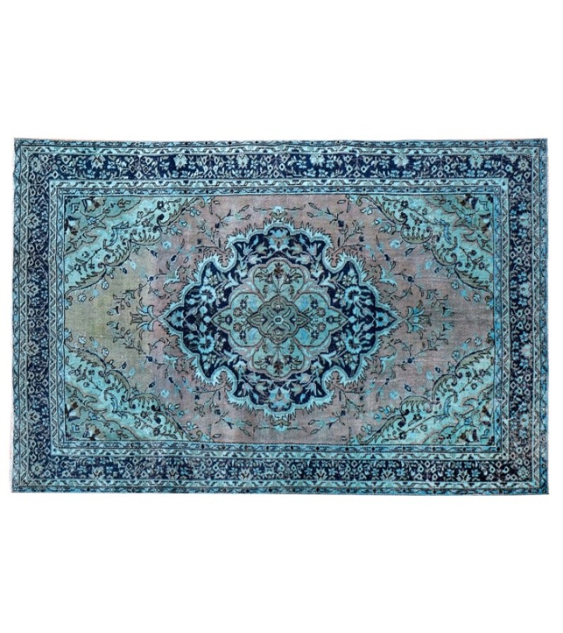 6.5 X 9.2 Ft.. 196x277 cm Two   Color Rug , Madallion PAttern Rug   , Hand Knotted Antique Rug , Decoration Rug , Turkish Area Rug