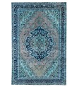 6.5 X 9.2 Ft.. 196x277 cm Two   Color Rug , Madallion PAttern Rug   , Hand Knotted Antique Rug , Decoration Rug , Turkish Area Rug