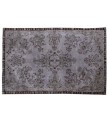 6.6' X 9.10' Ft 198x300 CM  Gray Color  Vintage Rug , Turkish Area Rug , Hand Knotted Rug , No Repeair Perfect Condition 