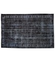5.4 X 8.6 Ft.. 163x257 cm Black Color Rug , Hand Knotted Turkish Area Rug , Antique Faded Rug , No Repeair Perfect Condition 