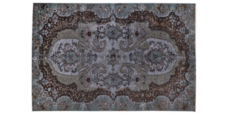 5.5 x 11 X 9.4 Ft.. 165x284 cm Grey Office Rugs , Dizayn Decoration Rug , Bedroom Rug