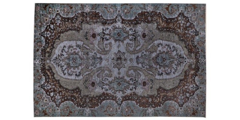 5.5 x 11 X 9.4 Ft.. 165x284 cm Grey Office Rugs , Dizayn Decoration Rug , Bedroom Rug 