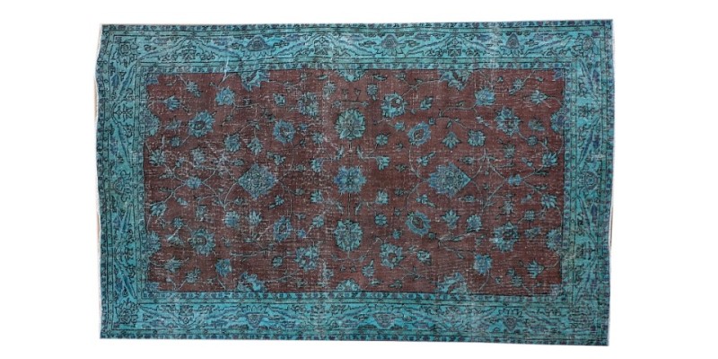 5.6  X 7.11 Ft.. 166x240 cm Two Color Rug , Living Room Rug , Turkish Hand Knotted Rug , No Repeair Perfect Condition 