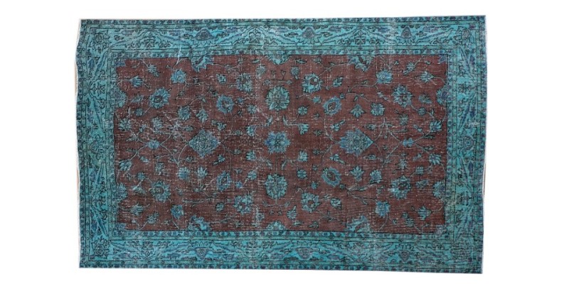 5.6  X 7.11 Ft.. 166x240 cm Two Color Rug , Living Room Rug , Turkish Hand Knotted Rug , No Repeair Perfect Condition