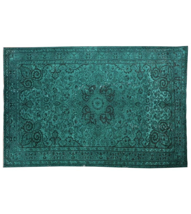 REZERVED RUUD 5.2 X 8.11Ft.. 157x270 cm This is Hand Knotted Turkish Rug  , Turquoise Colors Rug , No Repeair Perfect Conditon