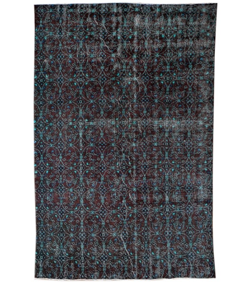 5.11 X 8.10 Ft.. 180x268 cm Mid Country Hand Knotted Rug , Antiqe Oushak   Rug ,  Turkish Area Rug , No Repeair Perfect Condition 