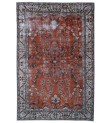 5X8 Feet.  Turkish Hand Knotted Rug , Floral  Pattern Rug ,  Antique Brick Tille Color Rug , No Repeair Perfect Condition