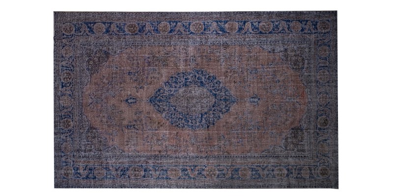 9.5 X 12.11 Feet .  OverSize Vintage Rug ,  Turkish Hand Knotted Area Rug , Antique Mid-Country Rug , No Repeair Perfect COndition