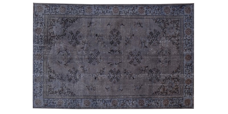 5X8 Feet. Large Size Turkish Rug ,  Hand Knotted Rug , Buhara  Pattern Rug ,  Antique Gray  Color Rug , No Repeair Perfect Condition 