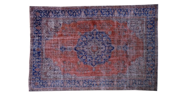 7X11 Feet .  Vintage Rug , Anatolian Pattern Hand Knotted Rug , Hand Knotted Antique Rug , Turkish Hand Made Rug , 210x322 Cm