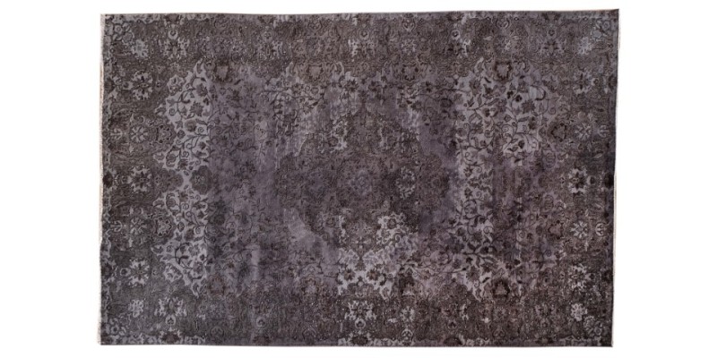 6'9X10'4 Feet , Dark Gray  Turkish Rug , HandMade Rug , Antique Anatolian Rug , 70' old Rug , Living Room Rug , 205x304 Cm
