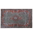 6'4X10''5 Feet, Large size Turkish Rug , Living Room Antique Rug , Brown in Gray color Rug , 60' old vintage Rug , 193x315 cm