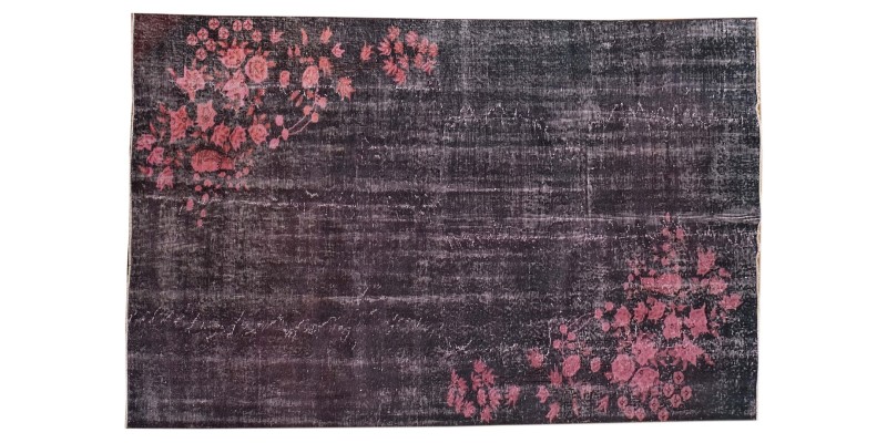 5'5X9'' Feet ,  Beatiful Floral Vintage Rug , 5x9 Kitchen Antique Rug , Handmade 50' old Rug , Homedecor Unique Rug , 164x275 cm