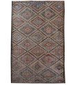 6'4X10''8 Feet , Living Room Rug , Handmade Turkish Rug , 6x11 Geometric  Rug , Bedroom Floor Rug , Antique Rug , 192x325 cm