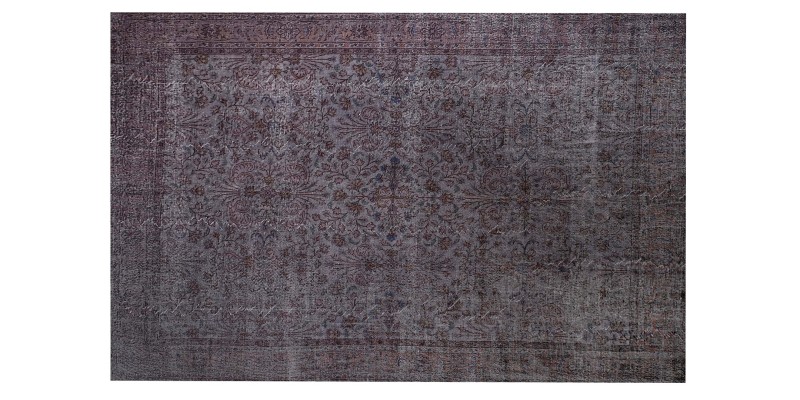 9'5x12'2'' oversize handmade rug , turkish wool rug , antique decoration rug ,   9x12 gray vintage rug , 285x371