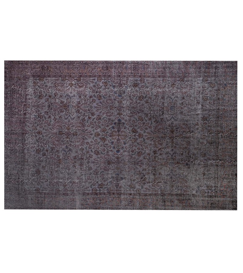 9'5x12'2'' oversize handmade rug , turkish wool rug , antique decoration rug ,   9x12 gray vintage rug , 285x371 